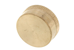 3/4" Brass Garden Hose Cap, Lead-Free