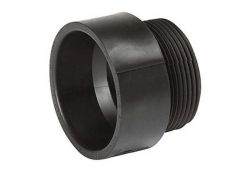3" ABS Reducing Adapter, Type DWV, Plastic x Male