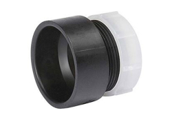 1-1/2" x 1-1/4" ABS Trap Reducing Adapter, Type DWV, Plastic x Slip Joint