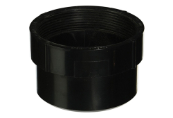 4" ABS Cleanout Adaptor, Type DWV, Fitting x Plastic