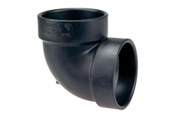 2" ABS 90 Degree Elbow, Type DWV, Plastic x Plastic