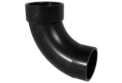 3" ABS 90 Degree Street Elbow, Type DWV, Fitting x Plastic