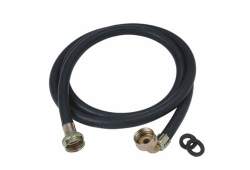 1/2" x 5' Rubber Washing Machine Hose with Elbow