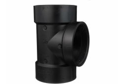 4" Tee,ABS Black, DWV