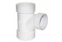 2" x 2" ABS Wye, Type DWV, Plastic x Plastic x Plastic