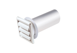 4" Dyer Vent Hood, White