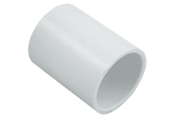 2-1/2" PVC Pressure Coupling, Schedule 40, Plastic x Plastic