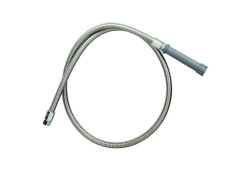 TandS Brass B-0044-HMS, 44" Flexible Hose with Adapter, Stainless Steel, Female x Female