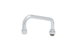 TandS Brass 059XM, Swing Nozzle with Stream Regulator Outlet, 6" Spout Chrome, 26.3 gpm
