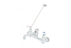 TandS Brass B-0665-BSTRM, Two-Handle Service Wall-Mount Faucet, 8" Center, Chrome, 12.96 gpm