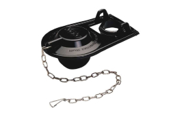 Toilet Flapper for Old Style Kohler Toilets, Black, Rubber
