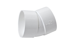 6" PVC 22 1/2 Degree Elbow, SDR 35, Gasket x Gasket