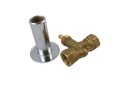 1/2" Brass Log Lighter Valve, Straight, Multi Turn