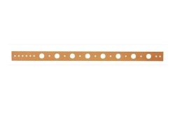 20" x 1-1/4" 25 Lbs. Load Cap, Stub Out Bracket