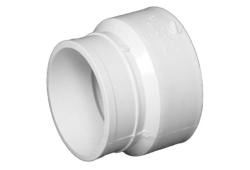 4" PVC Adapter, Type SDR 35, Fitting x Hub