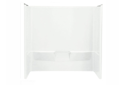 Sterling 71044100-0, 60" Bath/Shower Wall Set, White, Performa Collection