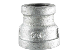 2" x 1-1/4" Galvanized Malleable Iron Reducing Coupling