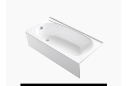 Sterling 71041120-0, 60" x 29" Bath, Right-Hand Drain, White, Performa Collection