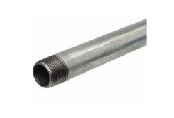 1/2" x 10' Galvanized Steel Pipe, Schedule 40, Threaded both Ends