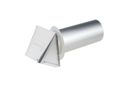 4" Dyer Vent Hood, Aluminum