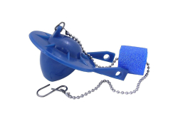 2" Toilet Flapper, Blue Toilet Flapper with Float