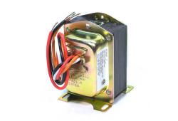 Transformer with 9" Lead Wires, Foot Mounted, Plate Mounted, Clamp mounted or Panel Mounted, 120/208/240 VAC, 50VA