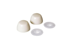 Toilet Bowl Bolt Cap, Bone