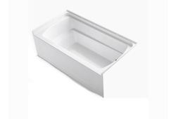 Sterling 71121120-0, 60" x 32" Ergonomic Bath, Right-Hand Drain, White, Ensemble Collection