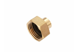 3/4" x 1/2" Brass Garden Hose Reducing Adapter, Lead-Free, Male x Male