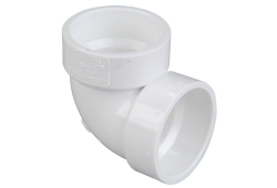 3" PVC Street Vent 90 Degree Elbow, Type DWV