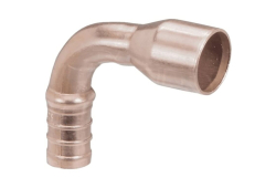 1/2" x 1/2" Copper Brass Elbow, Female Sweat (Installation by Non-Professional may void Viega's LLC limited warranty)