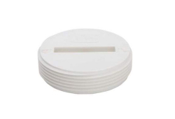 4" PVC Countersunk Plug, Sewer and Drain