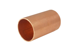 3/4" Copper Coupling Less Stop, Copper x Copper, Pack of 25