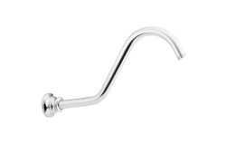 Moen S113, 14" Shower Arm and Flange Kit, Chrome, Waterhill Collection