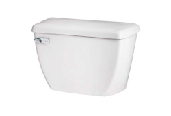 Gerber 28-385, Pressure-Assist Toilet Tank, Left-Hand Trip Lever, Metal Lever, White Tank, 1.6 gpf, Ultra Flush Series