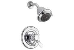Delta T17230, Single-Handle Classic Shower Trim, 7" Non-Diverter Spout, Chrome, 2.5 gpm, Monitor 17 Series Collection