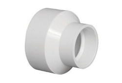 6" x 4" PVC Coupling, Type DWV, Plastic x Plastic