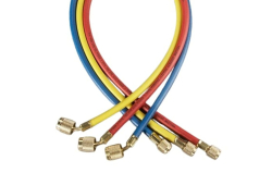 1/4" X 60" Low Loss Manifold Hose, SealRight fittings Yellow