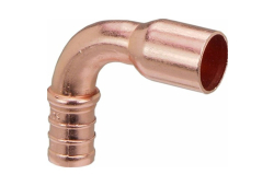 3/4" PEX Copper 90 Degree Elbow, Insert x Female (Installation by Non-Professional may void Viega's LLC limited warranty)
