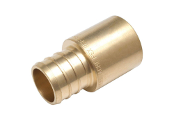 1" PEX Copper Adapter, Lead-Free, Insert x Male (Installation by Non-Professional may void Viega's LLC limited warranty)