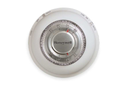 Non-Programmable Mechanical Thermostat, Round, Heat Only, 40-90 Degree F