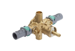Moen 62330, Valve for Tub and Shower, 1/2" CPVC Inlets/CC Outlets Connection, M-Pact Moentrol Series