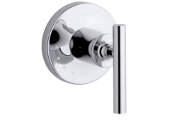 Kohler T14490-4-CP, Valve Trim, Lever Handle, Chrome, Purist Collection