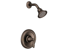 Moen T2152ORB, Shower with Adjustable Temperature Limit Stop, 3-1/2" Diameter Spray Head, Oil-Rubbed Bronze, 2.5 gpm, Brantford Collection