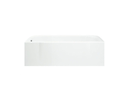 Sterling 71141110-0, 60" x 30" Bath and Shower, Left Hand Drain, White, Accord Collection