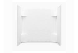 Sterling 71144100-0, 60" x 31-1/4" x 56-1/4" Accord Wall Set, White, Accord Collection