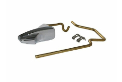 Toilet Tank Lever Handle and Rob Kit for Ultra Flush Toilets, Left-Hand, Chrome