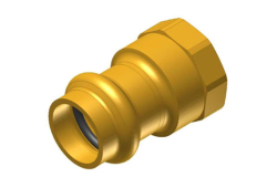 1/2" Copper Reducing Adapter, Lead-Free, Copper x Female