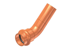 1/2" Copper 45 Degree Street Elbow, Lead-Free, Fitting x Copper