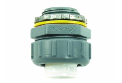 1/2" Non-Metal Liquid Tite Connector, Straight.